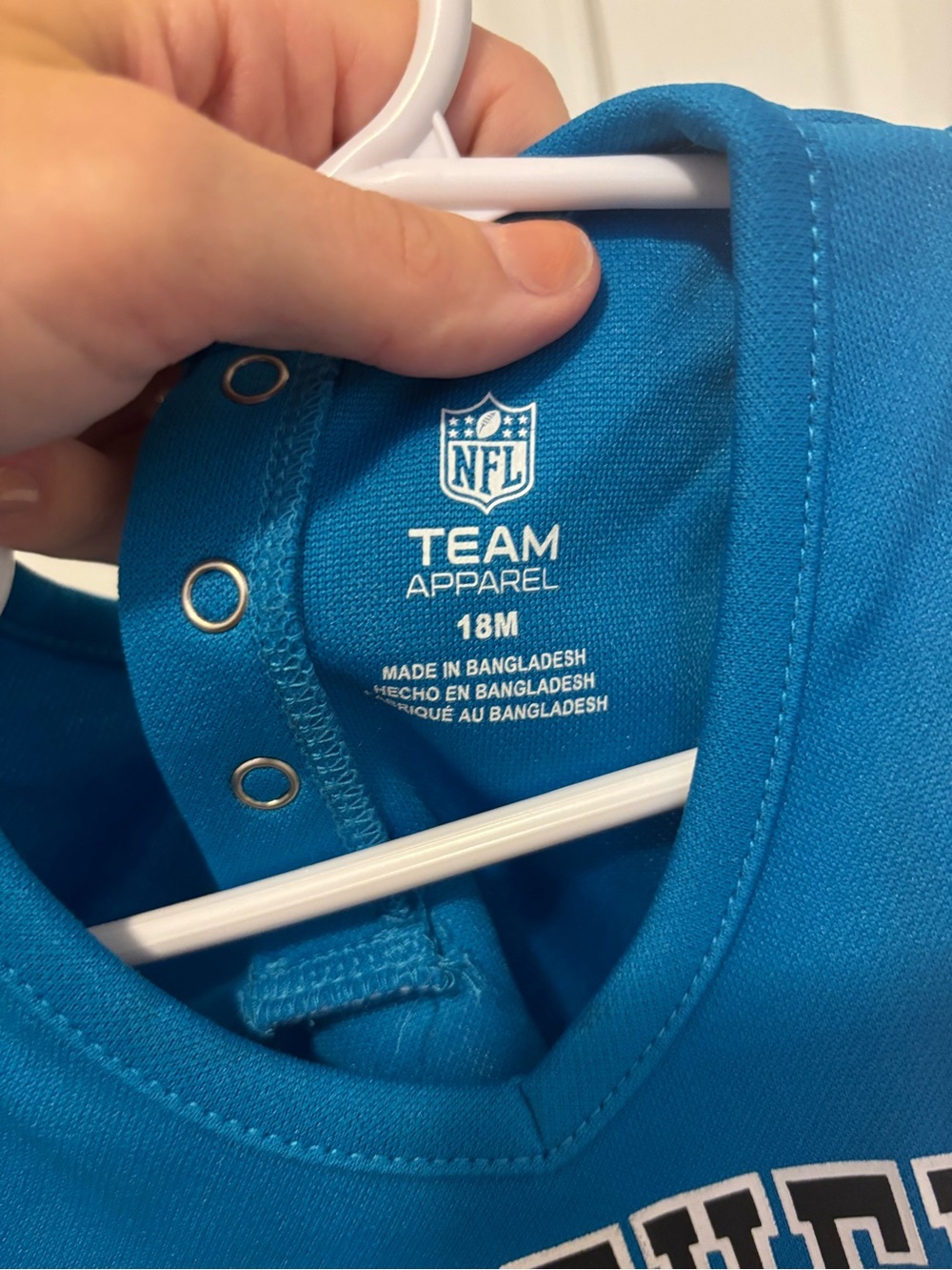 Carolina Panthers Toddler Cheer Dress 18mo - Picture 3 of 3